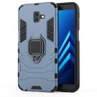 PC + TPU Shockproof Protective Case for Galaxy J6+, with Magnetic Ring Holder - 1