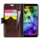 Copper Buckle Nappa Texture Horizontal Flip Leather Case for Huawei P30 Lite, with Holder & Card Slots & Wallet (Coffee) - 4