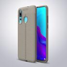 Litchi Texture TPU Shockproof Case for Huawei Nova 4 (Gray) - 1