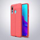 Litchi Texture TPU Shockproof Case for Huawei Nova 4 (Red) - 1