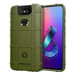 Shockproof Protector Cover Full Coverage Silicone Case for Asus Zenfone 6 (Army Green)