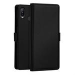 DZGOGO MILO Series PC + PU Horizontal Flip Leather Case for Asus Zenfone Max Pro, with Holder & Card Slot & Wallet (Black)