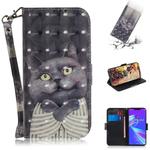 3D Colored Drawing Hug Cat Pattern Horizontal Flip Leather Case for Asus Zenfone Max (M2) ZB633KL, with Holder & Card Slots & Wallet