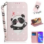 3D Colored Drawing Heart Panda Pattern Horizontal Flip Leather Case for Asus Zenfone Max (M2) ZB633KL, with Holder & Card Slots & Wallet