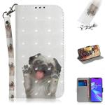 3D Colored Drawing Dog  Pattern Horizontal Flip Leather Case for Asus Zenfone Max (M2) ZB633KL, with Holder & Card Slots & Wallet