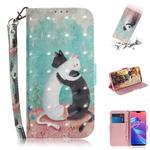 3D Colored Drawing Cats Pattern Horizontal Flip Leather Case for Asus Zenfone Max Pro (M2) ZB631KL, with Holder & Card Slots & Wallet
