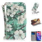 3D Colored Drawing Watercolor Flower Pattern Horizontal Flip Leather Case for Asus Zenfone Max Pro (M2) ZB631KL, with Holder & Card Slots & Wallet