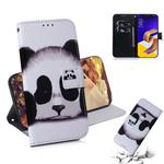 Panda Pattern Coloured Drawing Horizontal Flip Leather Case for Asus Zenfone 5z ZS620KL / Zenfone 5 ZE620KL, with Holder & Card Slots & Wallet