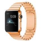 For Apple Watch 38mm Stainless Steel Watch Band(Rose Gold)