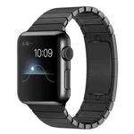 For Apple Watch 42mm Stainless Steel Watch Band(Black)