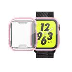 Full Coverage Plating TPU Case for Apple Watch Series 5 & 4 40mm(Pink)