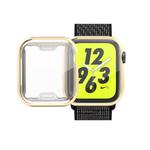 Full Coverage Plating TPU Case for Apple Watch Series 5 & 4 40mm(Gold)