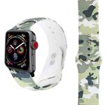 Silicone Printing Strap for Apple Watch Series 5 & 4 40mm (Camouflage Pattern)