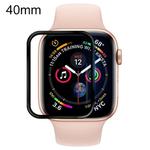 For Apple Watch Series 5 & 4 40mm Soft PET Film Full Cover Screen Protector(Black)