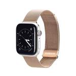 DUX DUCIS Milanese Watch Band For Apple Watch Series 8&7 45mm / SE 2&6&SE&5&4 44mm / 3&2&1 42mm(Gold)