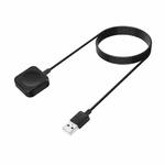 1m Square Magnetic Fast Charger USB Charging Cable for Watch Apple Series Ultra/8/7/6/SE/SE2/5/4/3/2 (Black)