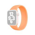For Apple Watch Ultra 49mm / Series 8&7 45mm / SE 2&6&SE&5&4 44mm / 3&2&1 42mm Solid Color Elastic Silicone Watch Band, Size:L 156mm (Calendula)