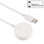 30cm Type-C Universal Portable Magnetic Wireless Charger for Apple Watch Series Ultra & 8 & 7 & 6 & 5 & 4 & 3 & 2(White)