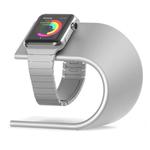 U Shape Aluminum Stand Charger Holder For Apple Watch 38mm / 42mm(Silver)
