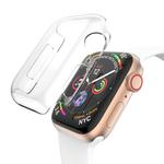 For Apple Watch Series 6 & SE & 5 & 4 44mm Full Coverage PC Case(Transparent)