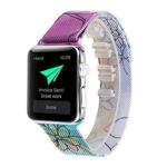 Print Milan Steel Wrist Watch Band for Apple Watch Series 3 & 2 & 1 42mm (Gradient Print)