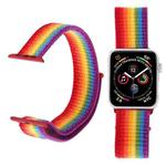 Simple Fashion Nylon Watch Band for Apple Watch Ultra 49mm&Watch Ultra 2 49mm / Series 9&8&7 45mm / SE 3&SE 2&6&SE&5&4 44mm / 3&2&1 42mm, with Magic Stick(Colour)