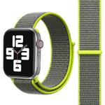 Simple Fashion Nylon Watch Band for Apple Watch Ultra 49mm&Watch Ultra 2 49mm / Series 9&8&7 45mm / SE 3&SE 2&6&SE&5&4 44mm / 3&2&1 42mm, with Magic Stick(Green)