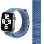 Simple Fashion Nylon Watch Band for Apple Watch Ultra 49mm&Watch Ultra 2 49mm / Series 9&8&7 45mm / SE 3&SE 2&6&SE&5&4 44mm / 3&2&1 42mm, with Magic Stick(Peacock Blue)
