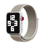 Simple Fashion Nylon Watch Band for Apple Watch Ultra 49mm&Watch Ultra 2 49mm / Series 9&8&7 45mm / SE 3&SE 2&6&SE&5&4 44mm / 3&2&1 42mm, with Magic Stick(Light Grey)