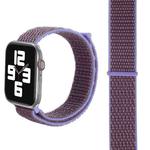 Simple Fashion Nylon Watch Band for Apple Watch Ultra 49mm&Watch Ultra 2 49mm / Series 9&8&7 45mm / SE 3&SE 2&6&SE&5&4 44mm / 3&2&1 42mm, with Magic Stick(Light Purple)