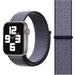 Simple Fashion Nylon Watch Band for Apple Watch Ultra 49mm&Watch Ultra 2 49mm / Series 9&8&7 45mm / SE 3&SE 2&6&SE&5&4 44mm / 3&2&1 42mm, with Magic Stick(Navy Blue)
