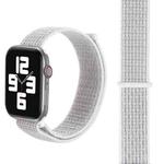 Simple Fashion Nylon Watch Band for Apple Watch Ultra 49mm&Watch Ultra 2 49mm / Series 9&8&7 45mm / SE 3&SE 2&6&SE&5&4 44mm / 3&2&1 42mm, with Magic Stick(Silver)