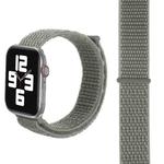 Simple Fashion Nylon Watch Band for Apple Watch Ultra 49mm&Watch Ultra 2 49mm / Series 9&8&7 45mm / SE 3&SE 2&6&SE&5&4 44mm / 3&2&1 42mm, with Magic Stick(Silver Grey)