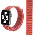 Simple Fashion Nylon Watch Band for Apple Watch Ultra 49mm&Watch Ultra 2 49mm / Series 9&8&7 45mm / SE 3&SE 2&6&SE&5&4 44mm / 3&2&1 42mm, with Magic Stick(Apricot)