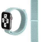 Simple Fashion Nylon Watch Band for Apple Watch Series 9&8&7 41mm / SE 3&SE 2&6&SE&5&4 40mm / 3&2&1 38mm, with Magic Stick(Grey Green)