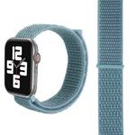 Simple Fashion Nylon Watch Band for Apple Watch Series 7 41mm / 6 & SE & 5 & 4 40mm / 3 & 2 & 1 38mm, with Magic Stick(Lime Green)