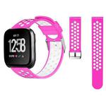 For Fitbit Versa Simple Fashion Silicone Watch Band(Magenta)