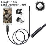 2 in 1 Micro USB & USB Endoscope Waterproof Snake Tube Inspection Camera with 6 LED for OTG Android Phone, Lens Diameter: 7mm Length: 3.5m