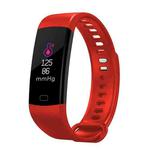 Y5 0.96 inch Color Screen Bluetooth 4.0 Smart Bracelet, IP67 Waterproof, Support Sports Mode / Heart Rate Monitor / Sleep Monitor / Information Reminder, Compatible with both Android and iOS System(Red)