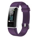 ID130Plus 0.96 inch OLED Touch Screen Bluetooth 4.0 Smart Bracelet, IP67 Waterproof, Support Fitness Tracker / Heart Rate Monitor / Sleep Monitor / Information Reminder / Sedentary Reminder, Compatible with both Android and iOS System(Purple)