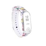 Silicone Painting Watch Band for Xiaomi Mi Band 3 & 4