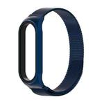 Mijobs Milan CS Metal Magnetic Watch Band for Xiaomi Mi Band 3 & 4 & 5 & 6, Host not Include(Blue)