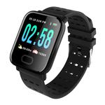 A6 1.3 inch IPS Color Screen Smart Watch IP67 Waterproof,Support Message Reminder / Heart Rate Monitor / Blood Oxygen Monitoring / Blood Pressure Monitoring/ Sleeping Monitoring(Black)