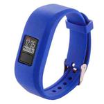 For Garmin Vivofit 3 Smart Watch Silicone Watch Band, Length: about 24.2cm(Dark Blue)