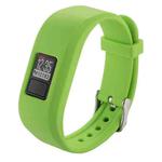 For Garmin Vivofit 3 Smart Watch Silicone Watch Band, Length: about 24.2cm(Green)