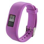 For Garmin Vivofit 3 Smart Watch Silicone Watch Band, Length: about 24.2cm(Purple)