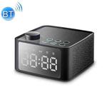 B1 Stereo Wireless Bluetooth Speaker with Mirror Display Screen, Support TF Card / AUX / U Disk / FM(Black)