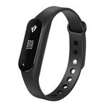 CHIGU C6 0.69 inch OLED Display Bluetooth Smart Bracelet, Support Heart Rate Monitor / Pedometer / Calls Remind / Sleep Monitor / Sedentary Reminder / Alarm / Anti-lost, Compatible with Android and iOS Phones (Black)