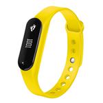 CHIGU C6 0.69 inch OLED Display Bluetooth Smart Bracelet, Support Heart Rate Monitor / Pedometer / Calls Remind / Sleep Monitor / Sedentary Reminder / Alarm / Anti-lost, Compatible with Android and iOS Phones (Yellow)
