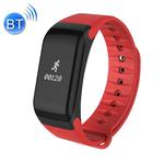 TLWT1 0.66 inch OLED Display Bluetooth Smart Bracelet, IP66 Waterproof, Support Heart Rate Monitor / Blood Pressure & Blood Oxygen Monitor / Pedometer / Calls Remind / Sleep Monitor / Sedentary Reminder / Alarm, Compatible with Android and iOS Phones (Red)